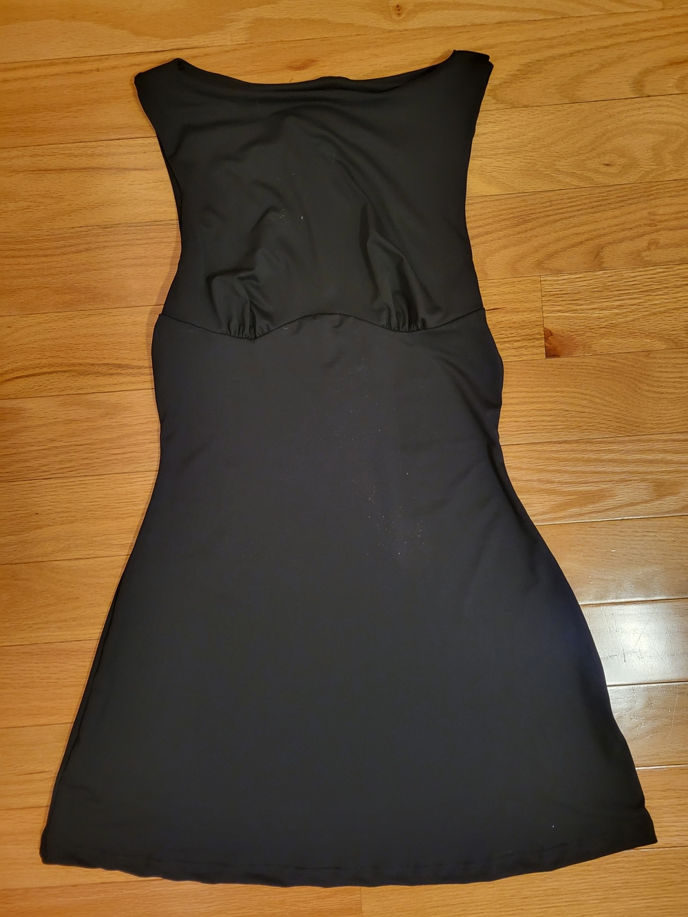 Black Mini Fit-and-Flare Dress